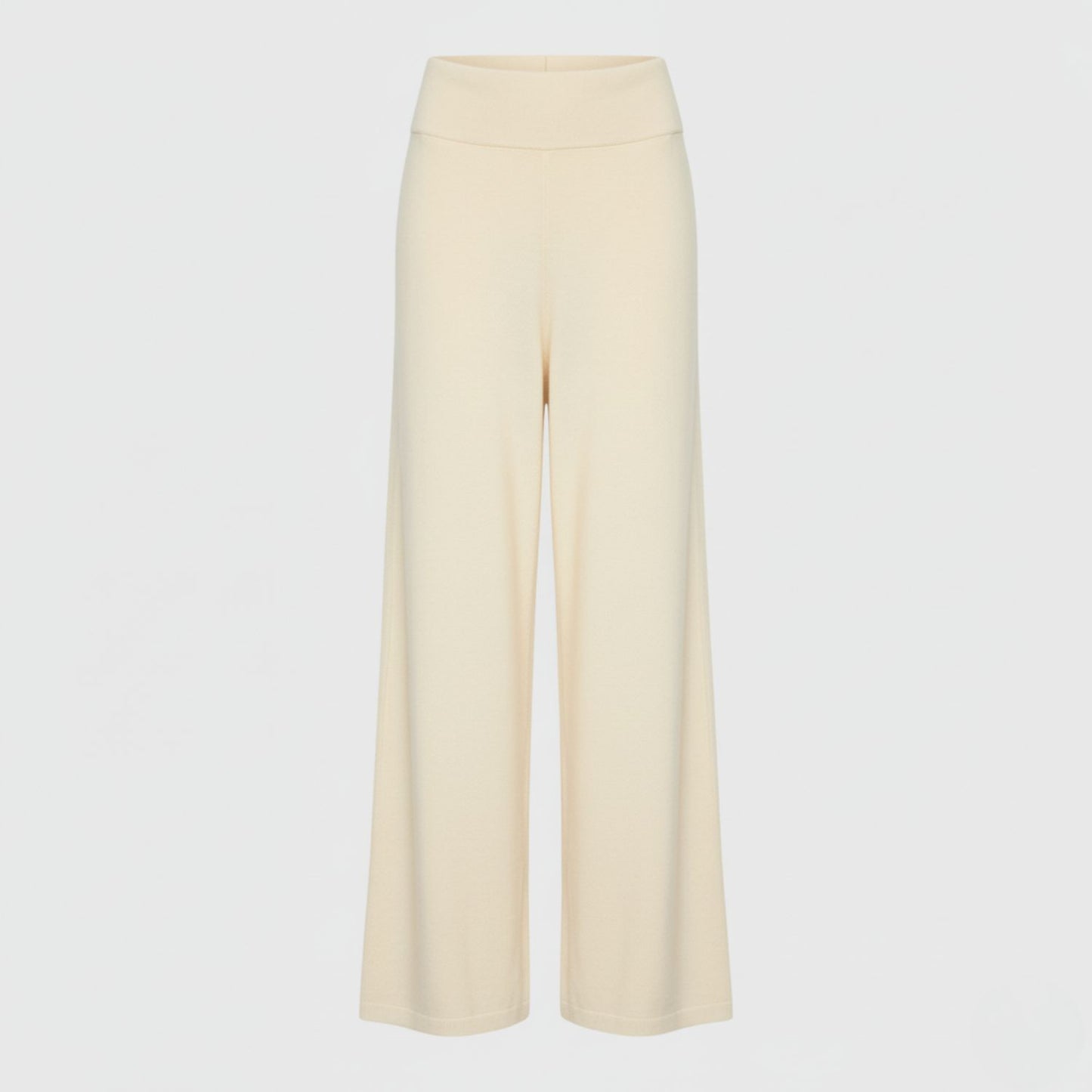Wide-Leg Merino Lounge Pants with Chic High-Waist Comfort