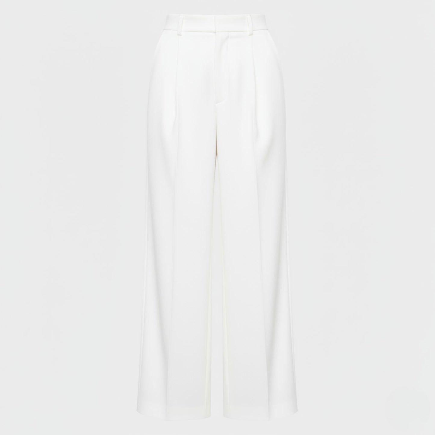 Tailored Wide-Leg Trousers with High-Waist Sophistication