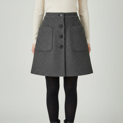 Elegant Winter Mini Skirt for Effortless Everyday Style