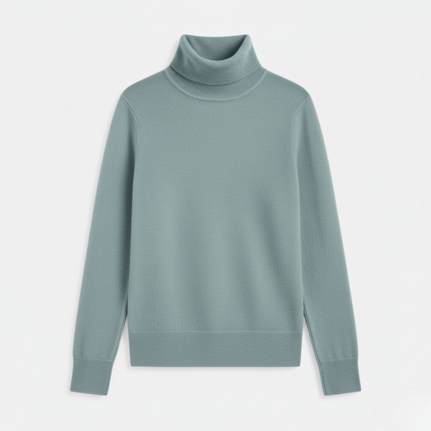 Luxurious Cashmere Turtleneck Sweater with Flattering Slim Fit