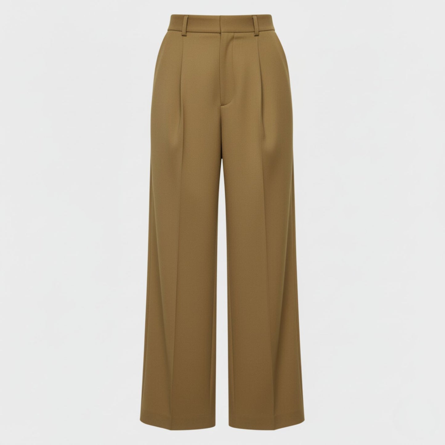 Tailored Wide-Leg Trousers with High-Waist Sophistication