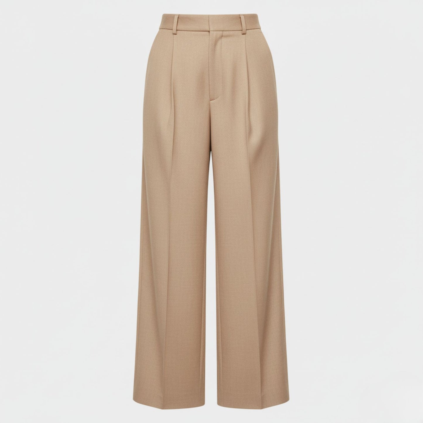 Tailored Wide-Leg Trousers with High-Waist Sophistication