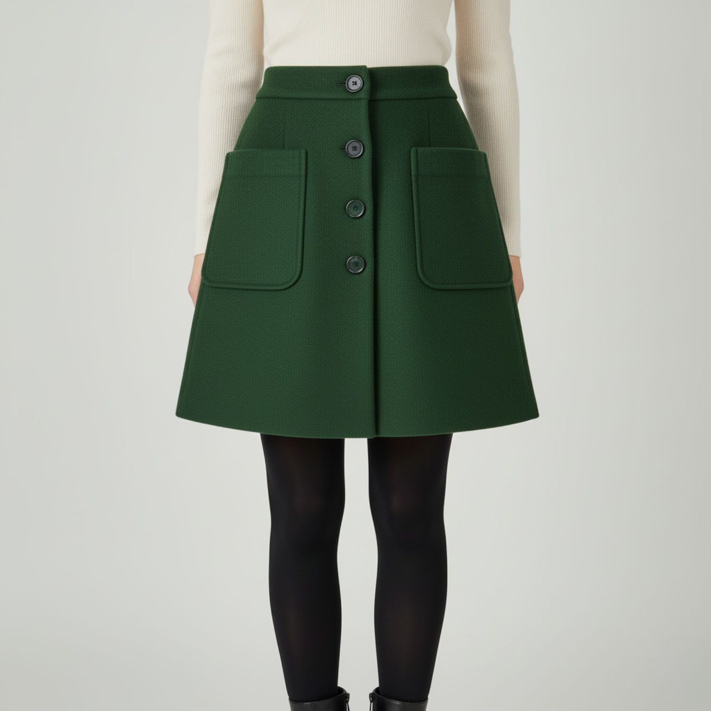 Elegant Winter Mini Skirt for Effortless Everyday Style