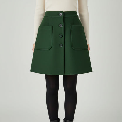 Elegant Winter Mini Skirt for Effortless Everyday Style