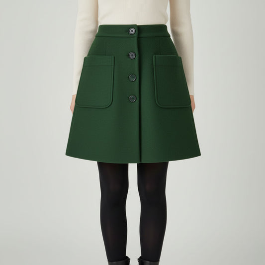 Elegant Winter Mini Skirt for Effortless Everyday Style