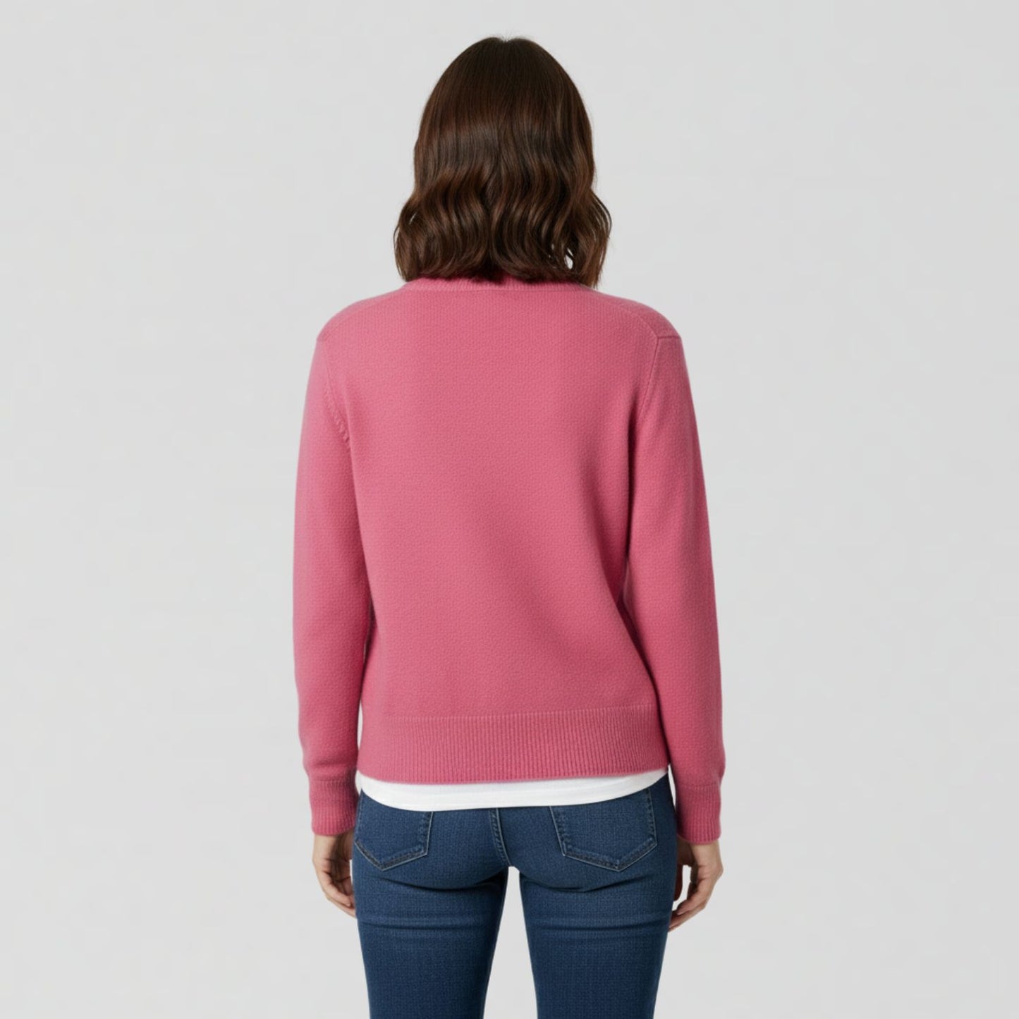 Statement Button Cardigan with Soft Cashmere Blend