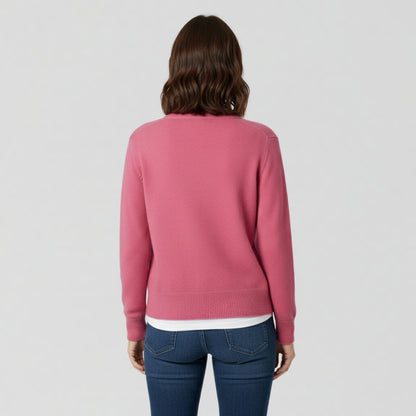 Statement Button Cardigan with Soft Cashmere Blend