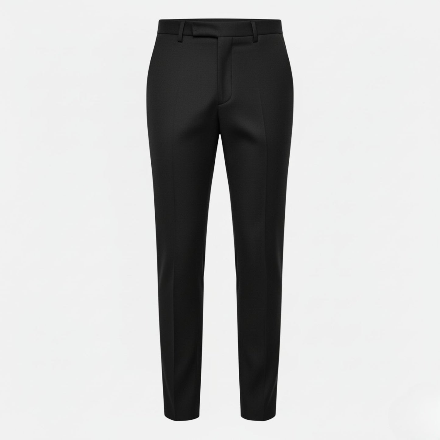 Tailored Wool Trousers with Sleek Tapered Silhouette