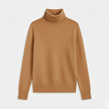 Luxurious Cashmere Turtleneck Sweater with Flattering Slim Fit